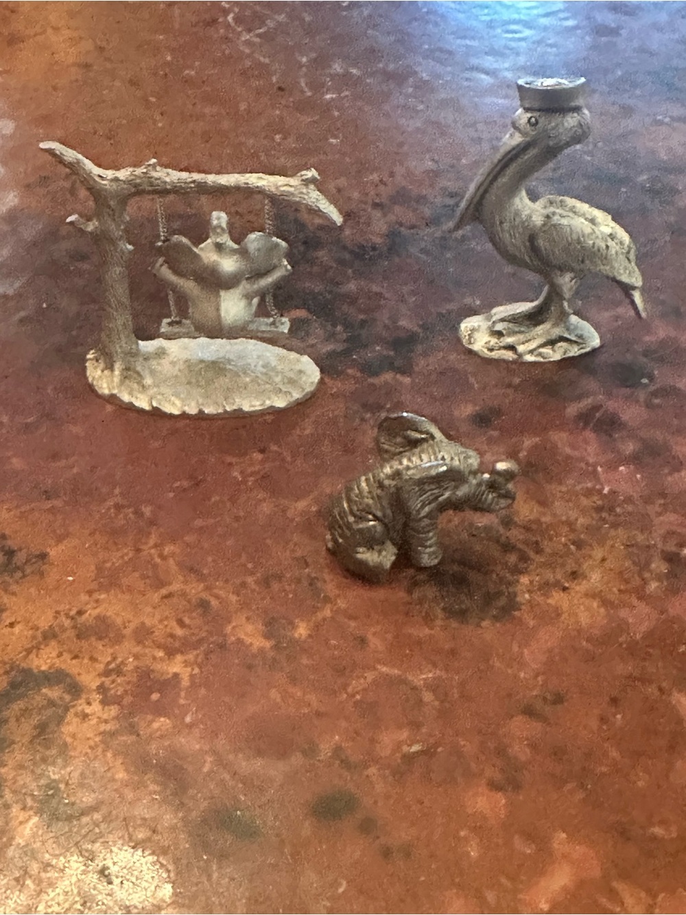 Lot of 3 Pewter Figures
